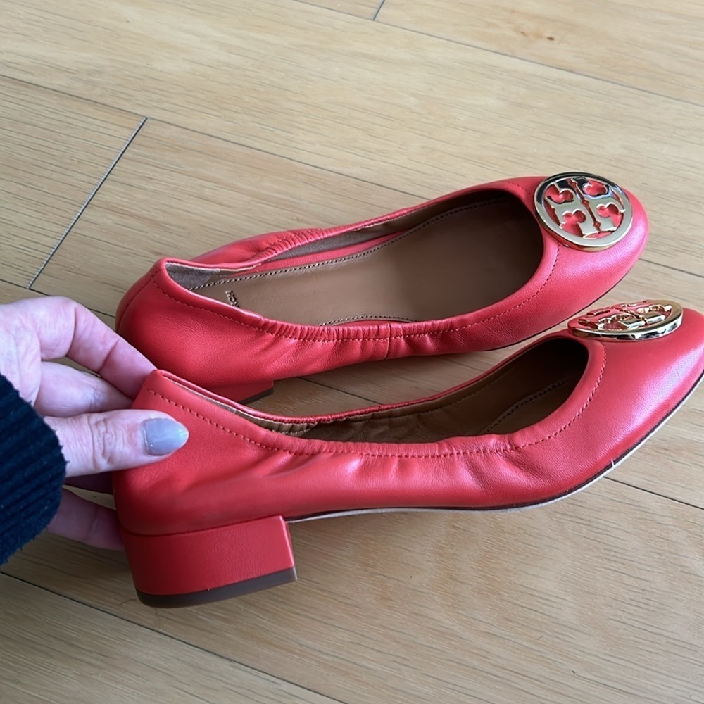 Tory Burch Claire heeled ballerina flat